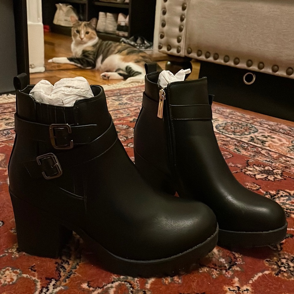 Black boots